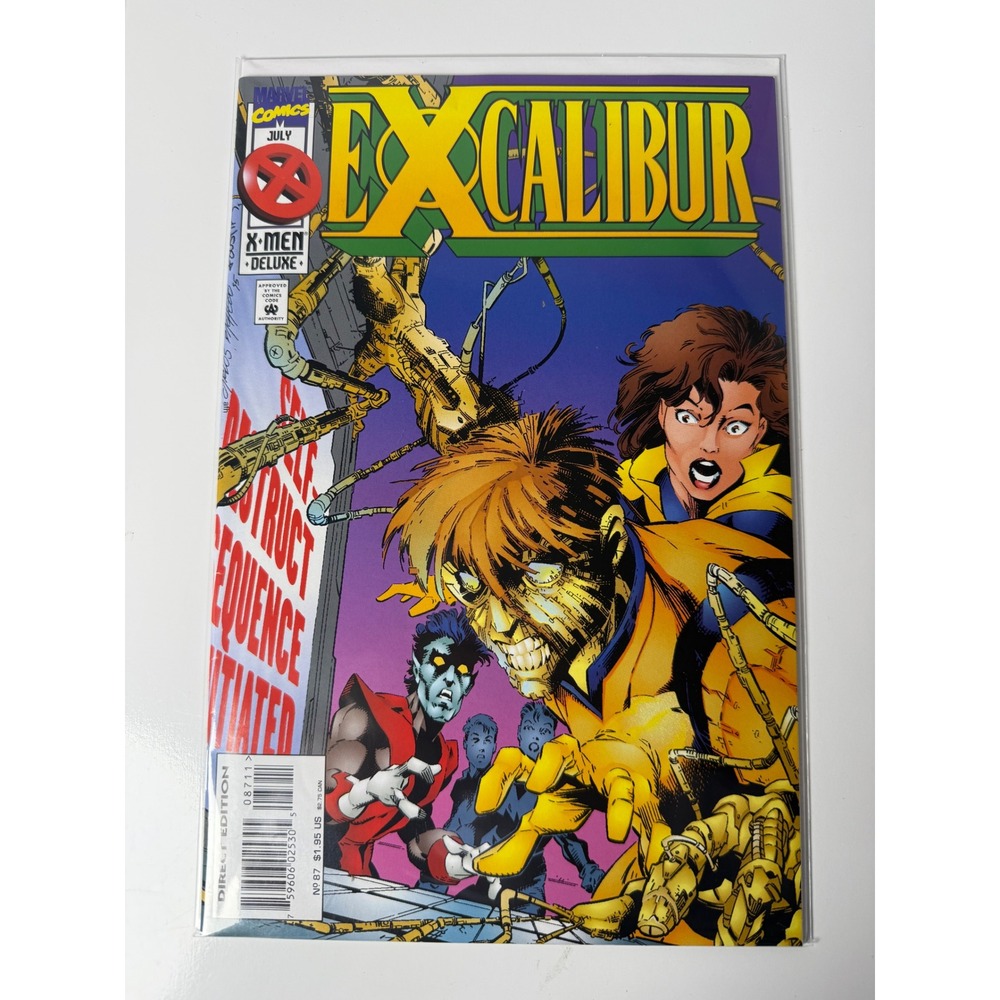 Excalibur 87 Marvel Comics July 1995 X-Men Deluxe Nightcrawler Kitty Pryde